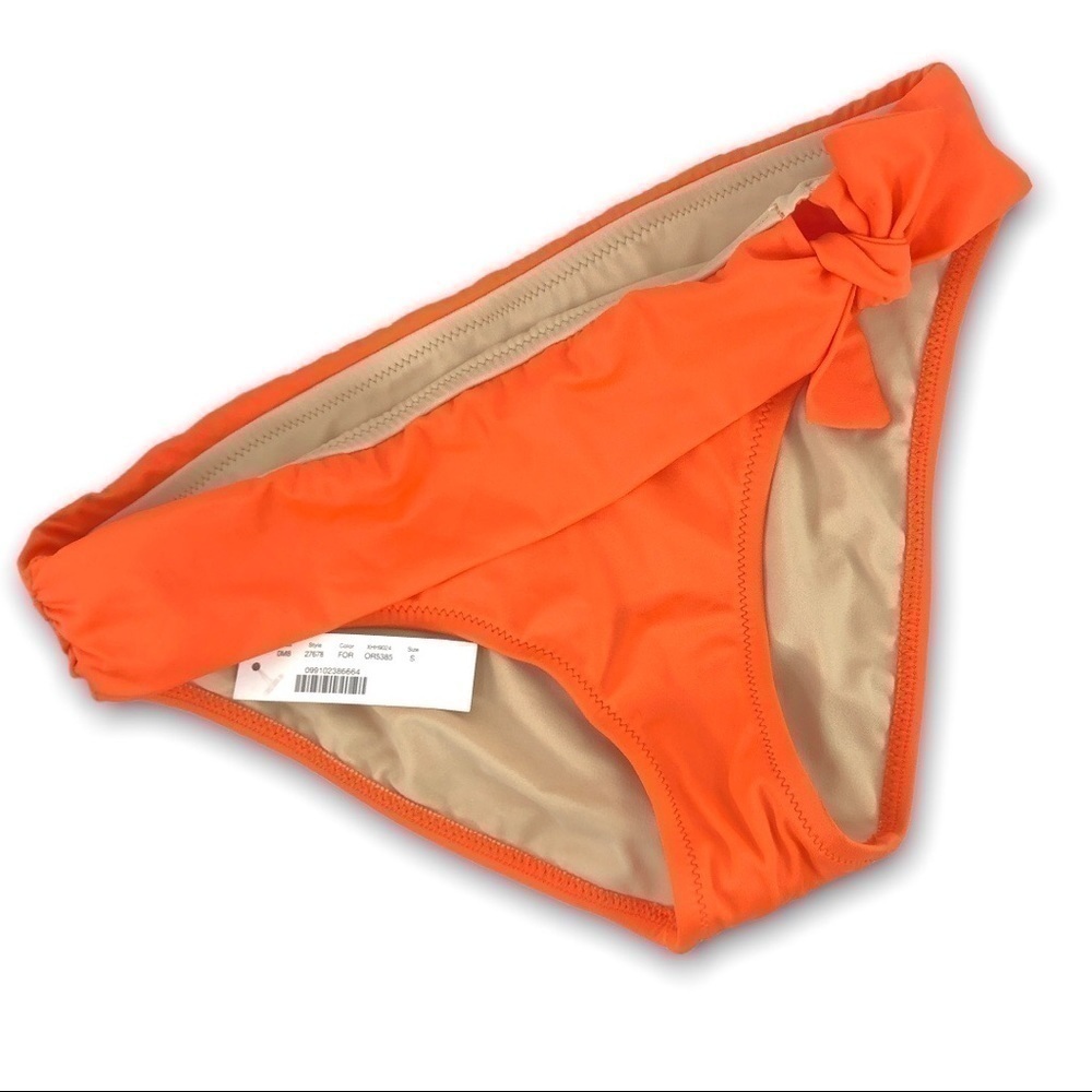 NWT - Orange Swim Bottom Front Knot